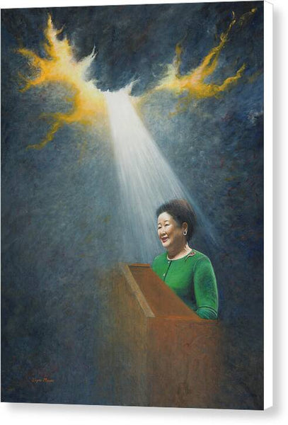 Anointed Mother of Peace - Canvas Print