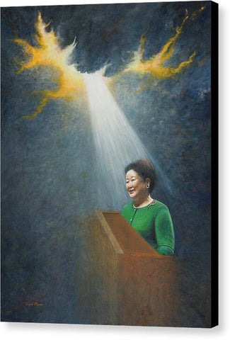 Anointed Mother of Peace - Canvas Print