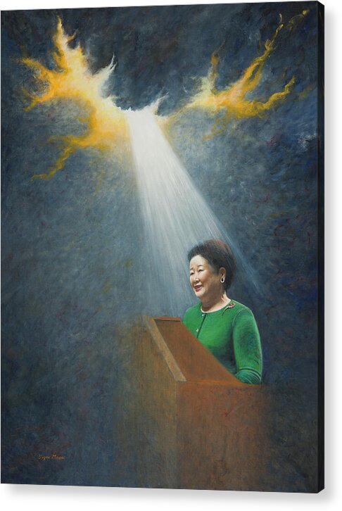 Anointed Mother of Peace - Acrylic Print