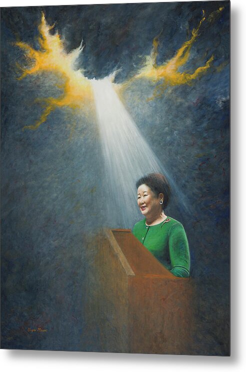 Anointed Mother of Peace - Metal Print