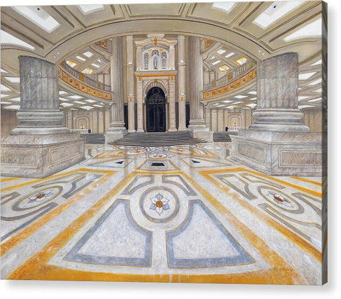 Cheon Won Gung Front Lobby - Acrylic Print