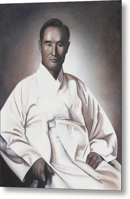 Sun Myung Moon The Early Years - Metal Print
