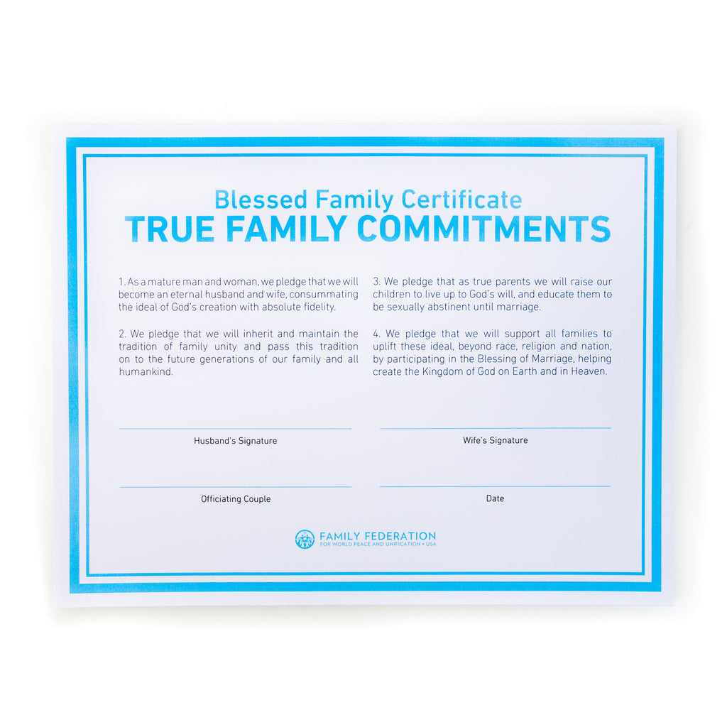 True Family Commitments (English and Spanish available)