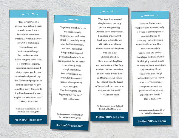 Mother of Peace Bookmarks: Free Digital Download